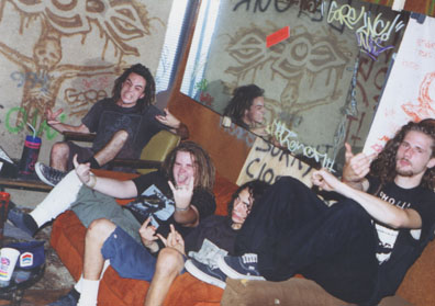 Early band photo 1992.  Photo by Rev. Randall Tin-Ear