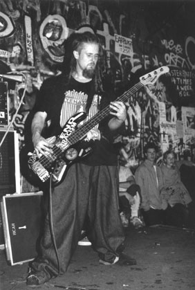 Gilman 1995.  Photo by Matt Average.  Check out them pants!
